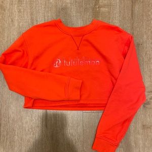 All yours cropped crew. Size 8 lululemon.